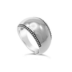 Bella - 925 Sterling Silver ring with edging