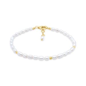 Billie - FRESHWATER PEARL BRACELET - Sterling Silver Gold Plated