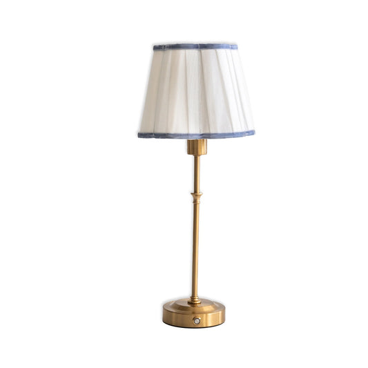 PRE ORDER - Blue Scallop Shade USB Table Lamp