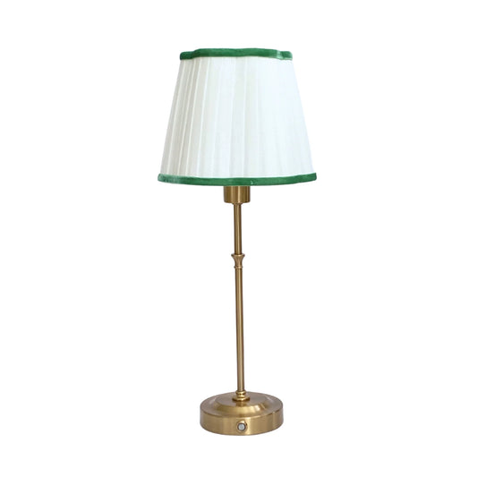 PRE ORDER Green Scallop Shade USB Table Lamp