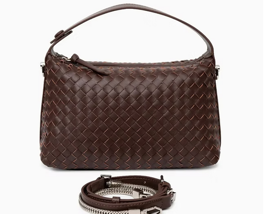 Irene -  Dark Brown Leather Bag