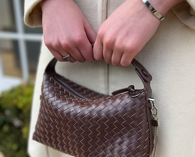 Irene -  Dark Brown Leather Bag