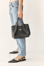 Load image into Gallery viewer, Grace Small East West Tote Black
