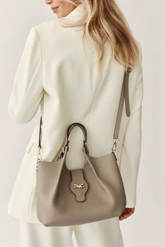 Grace Small East West Tote Taupe