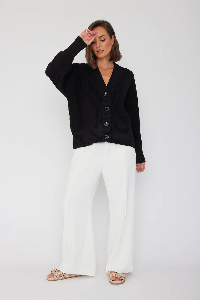 QUINCY Cardigan Black