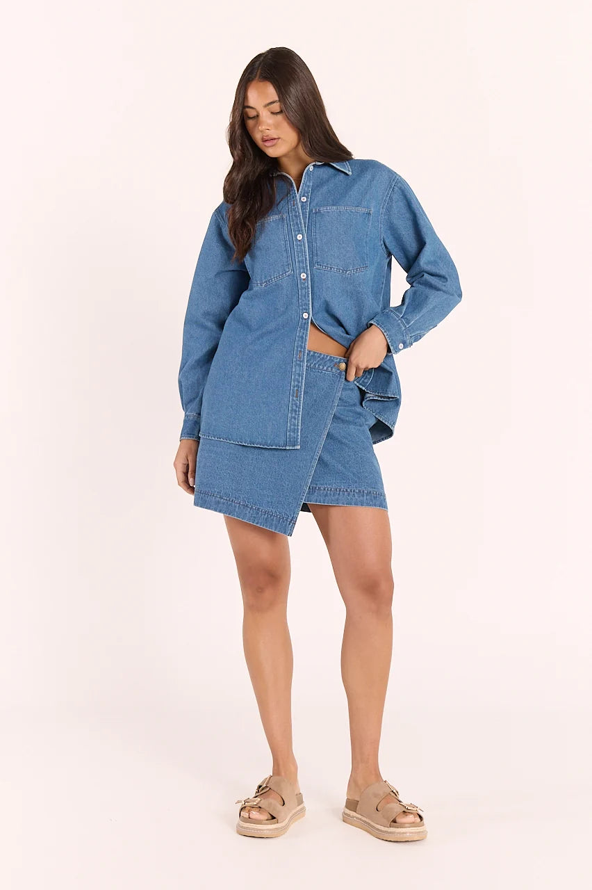 Violet Shirt - Amalfi Blue