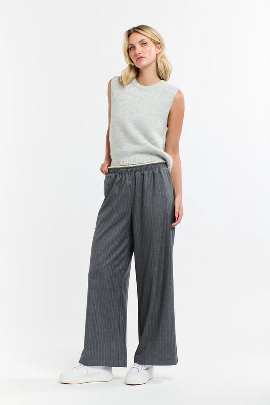 PIPPA WOOL VEST - Silver