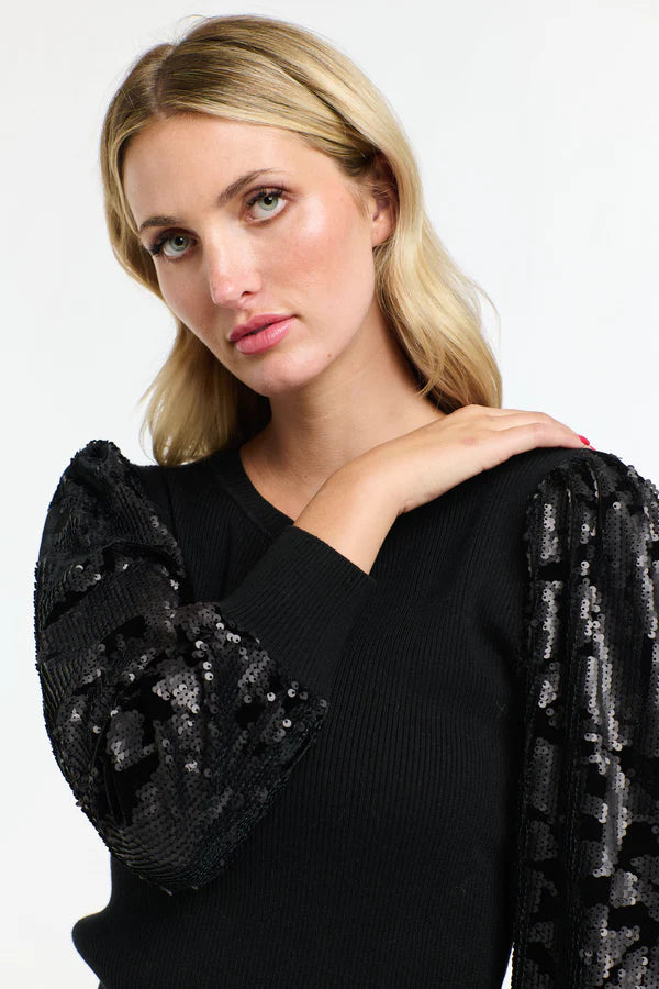 DATE NIGHT TOP BLACK