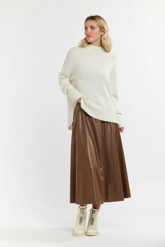 ISLA ANGORA KNIT - SNOW