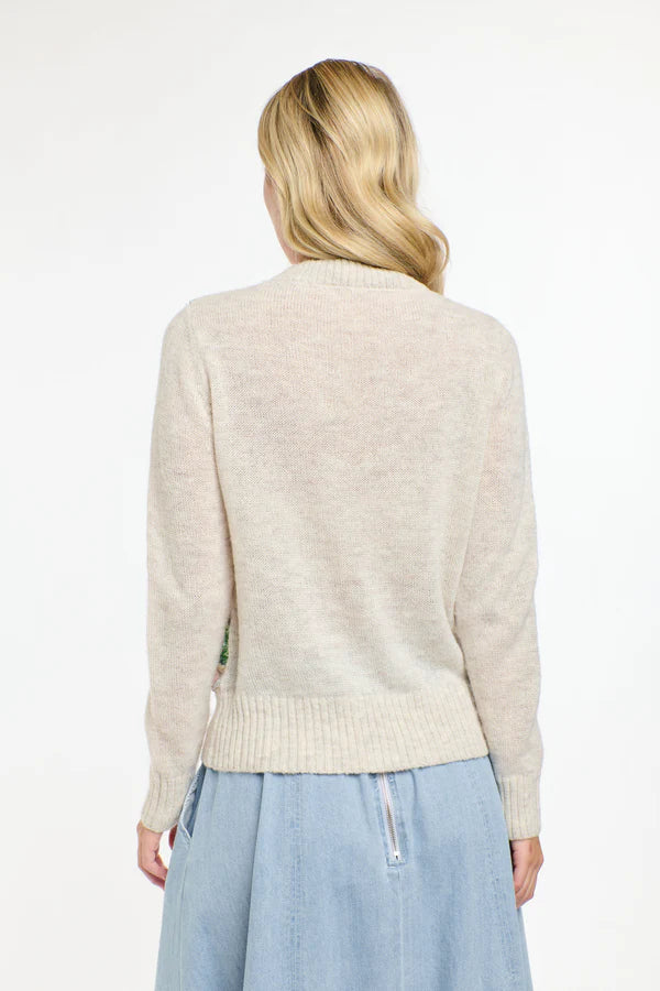 LOLA SEQUIN KNIT NATURAL