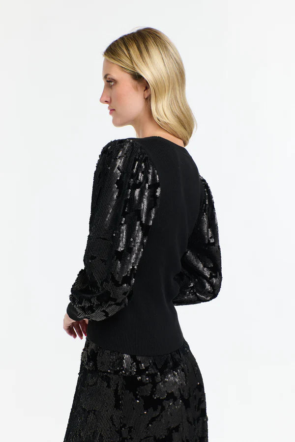 DATE NIGHT TOP BLACK