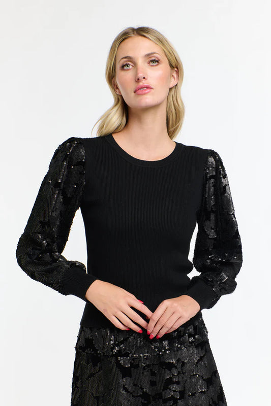 DATE NIGHT TOP BLACK