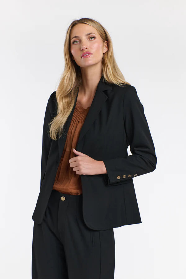 MIA WALLACE BLAZER - BLACK