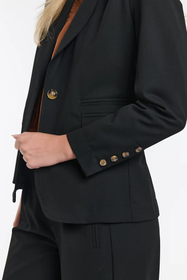 MIA WALLACE BLAZER - BLACK