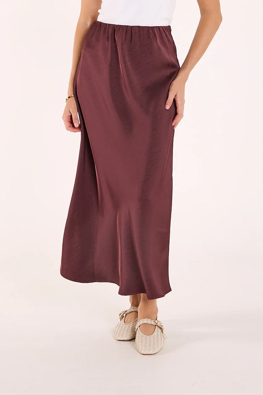 Lennon Skirt - Merlot