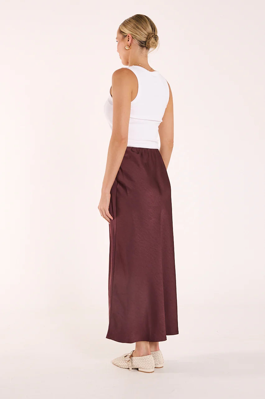 Lennon Skirt - Merlot