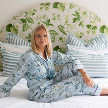 Load image into Gallery viewer, Blue Shirley Chinoiserie Long Sleeve Pyjama Set
