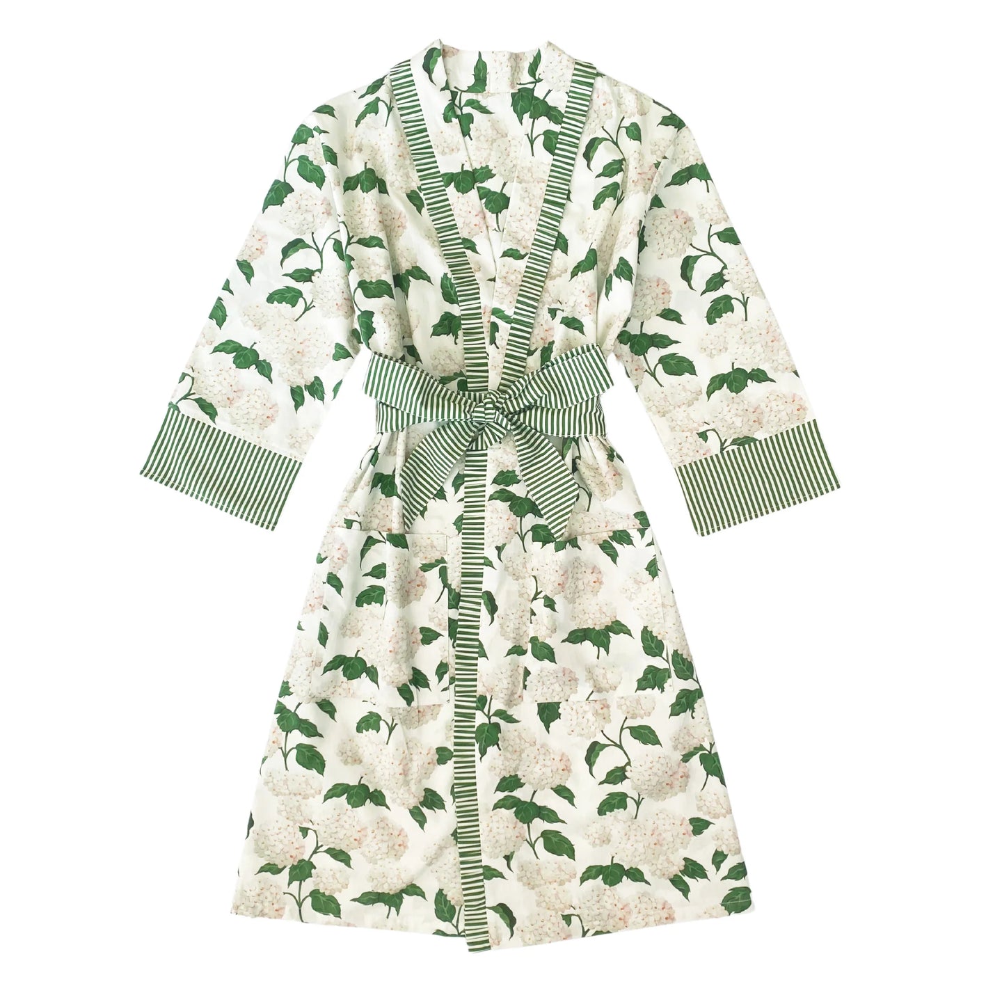 Hydrangea Cotton Robe