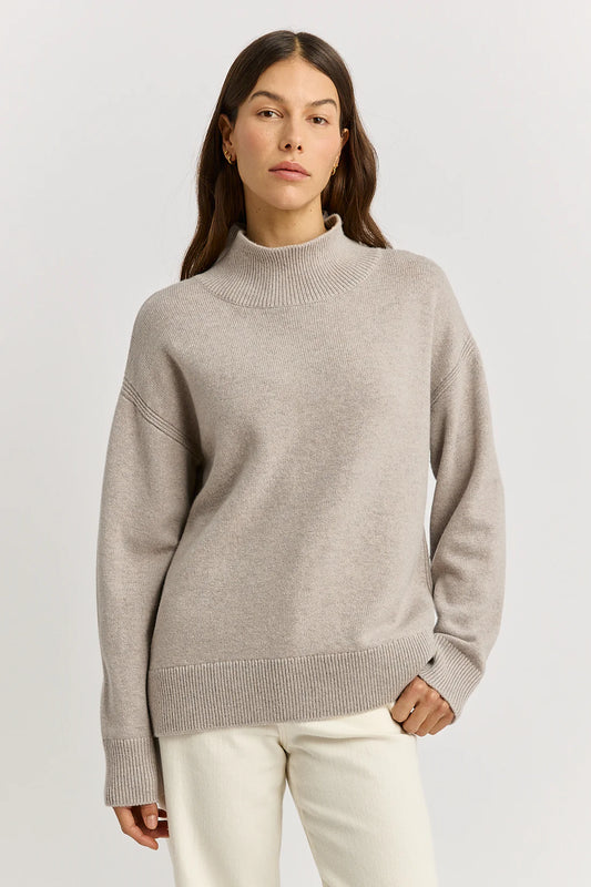 Split neck funnel - Light Oat