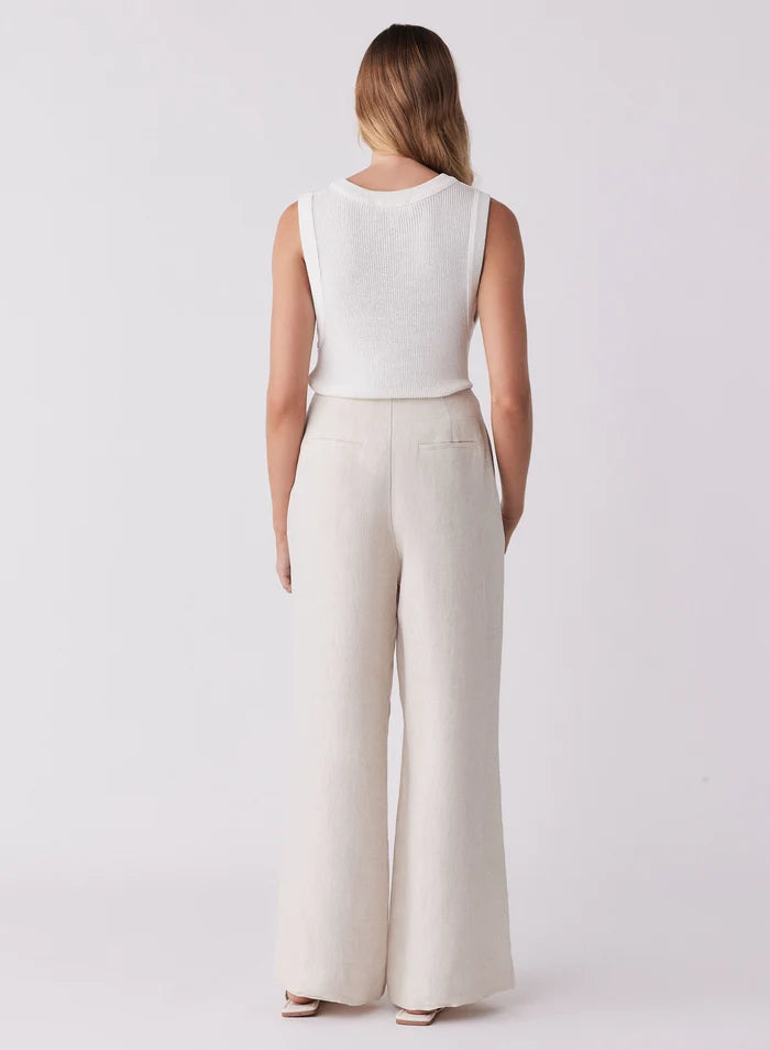 Rebound Knit Tank - Ivory
