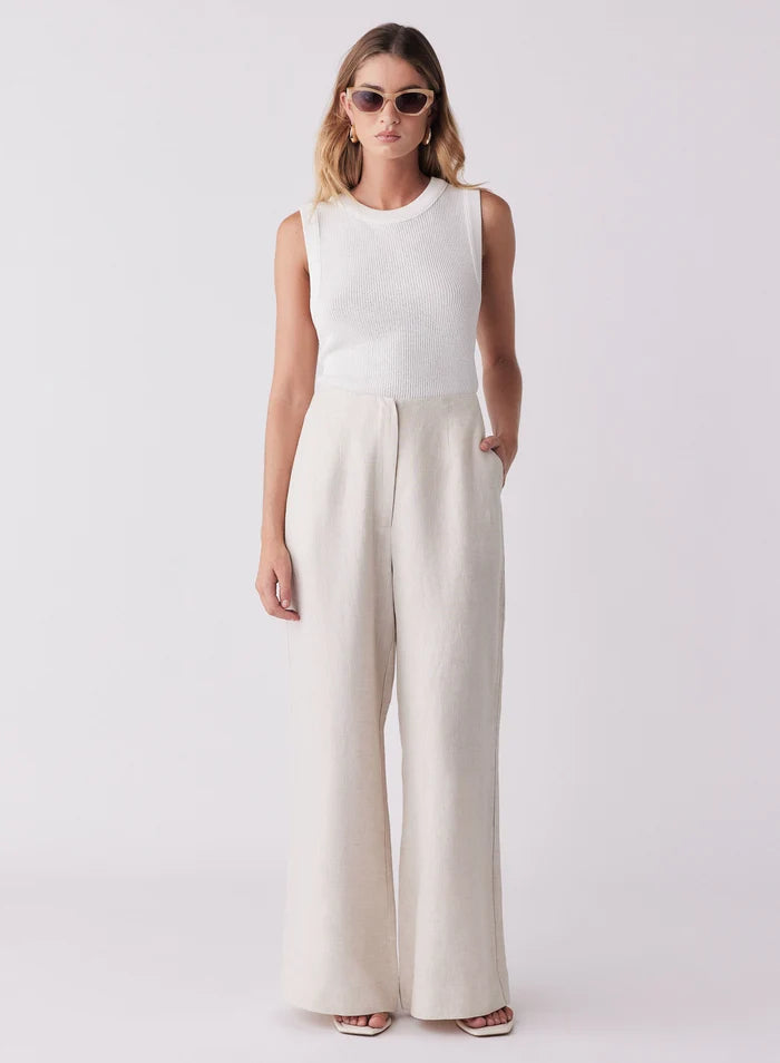 Rebound Knit Tank - Ivory