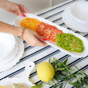 Pearl Platter 45cm – white