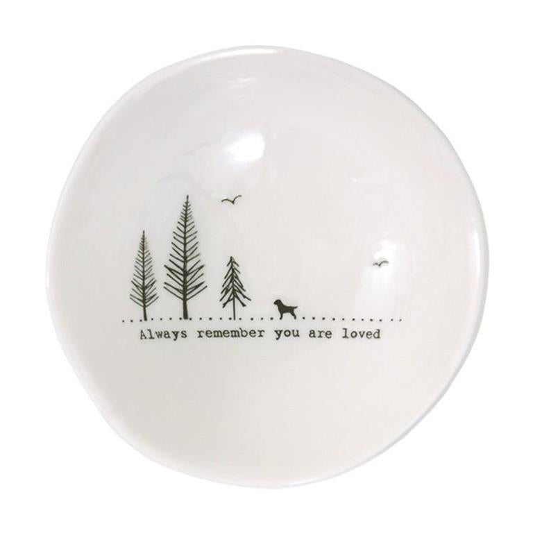 Wobbly Porcelain Bowl - Always Remember You are Loved