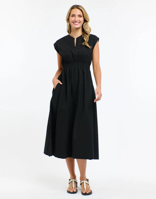 Cooper Cotton Dress - Black