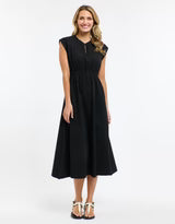 Cooper Cotton Dress - Black