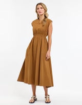 Cooper Cotton Dress - Butterscotch