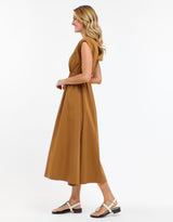 Cooper Cotton Dress - Butterscotch