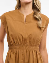 Cooper Cotton Dress - Butterscotch