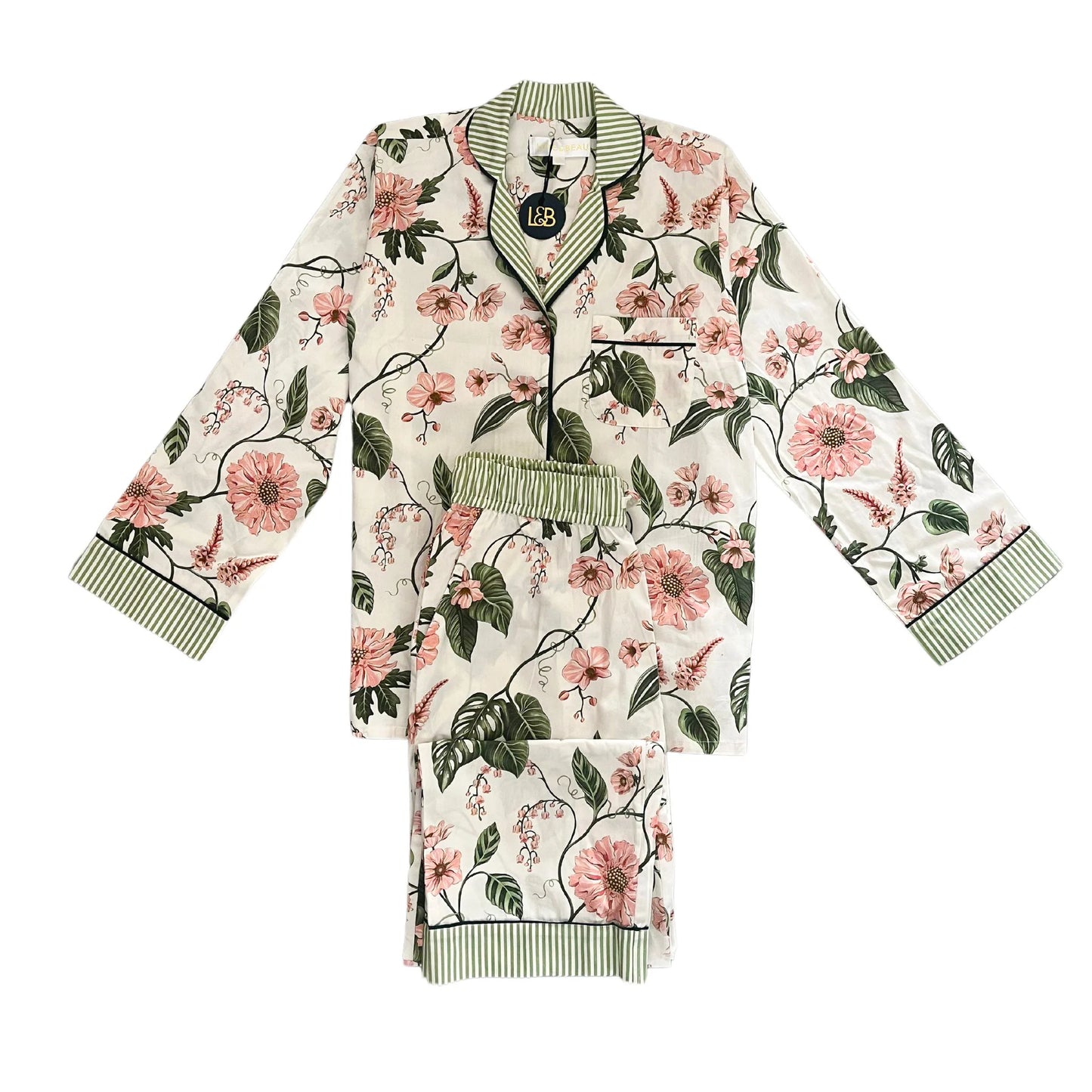 Georgie Pink Floral Pyjama Set