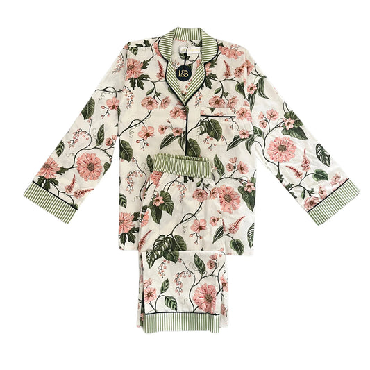 Georgie Pink Floral Pyjama Set