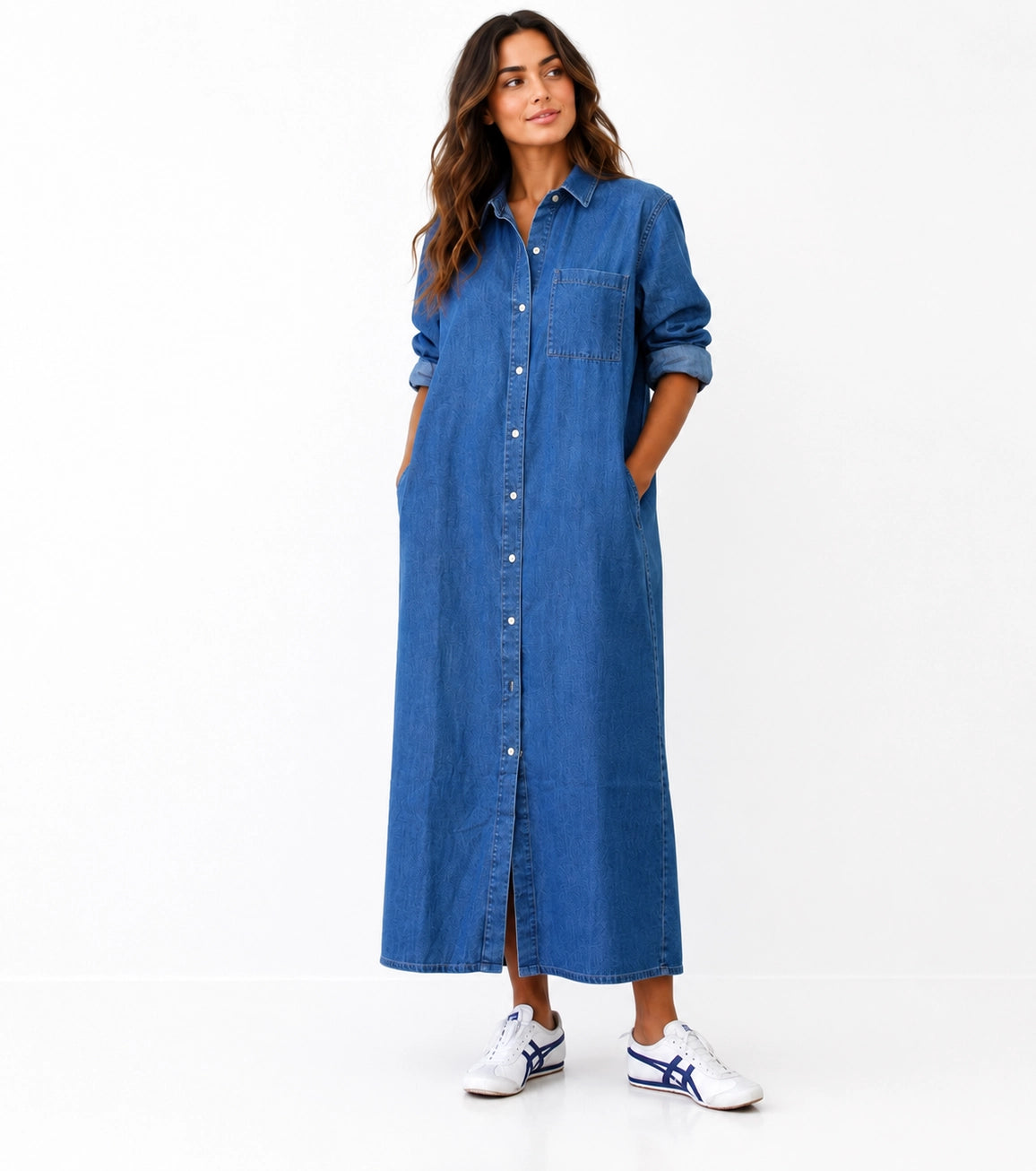 Belle - Denim Shirt Dress