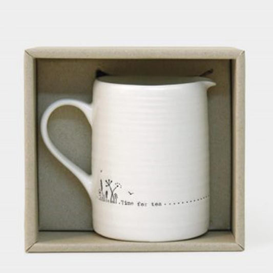 Porcelain Jug - Time for tea
