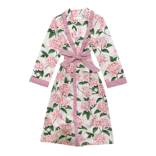 Pink Hydrangea Robe