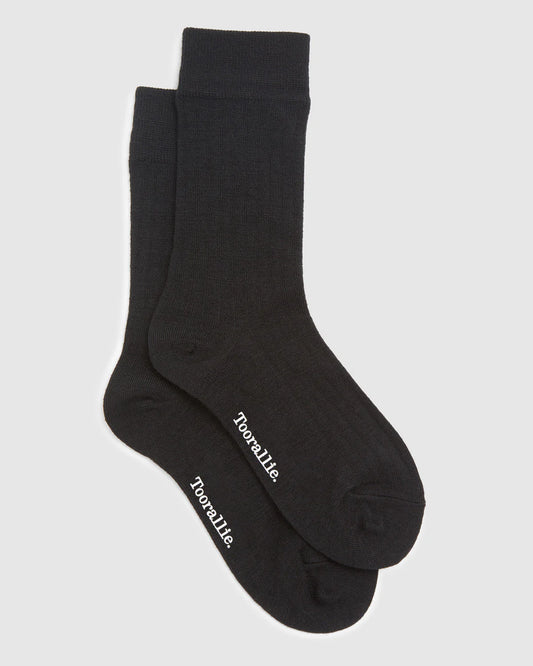 Fine merino socks - Black SML/MED