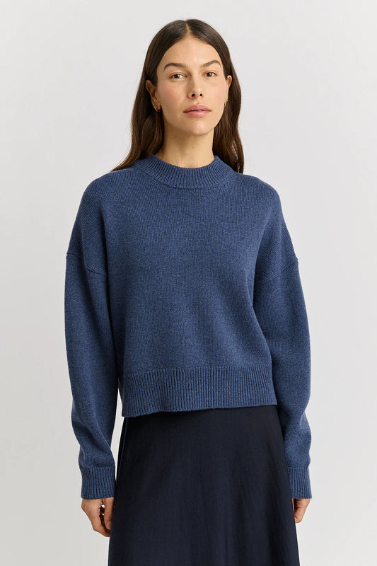 Drop shoulder crew - Galaxy