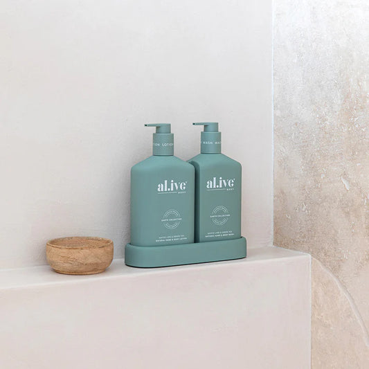WASH & LOTION DUO - KAFFIR LIME & GREEN TEA