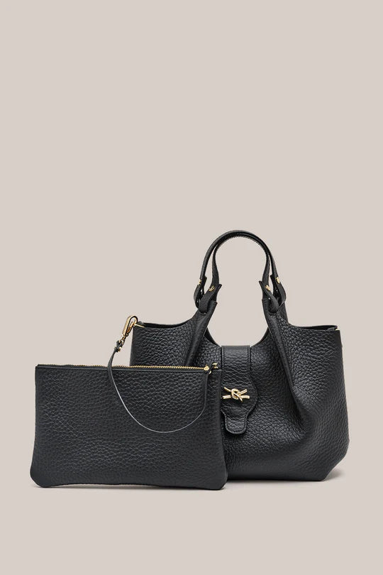 Grace Small East West Tote Black