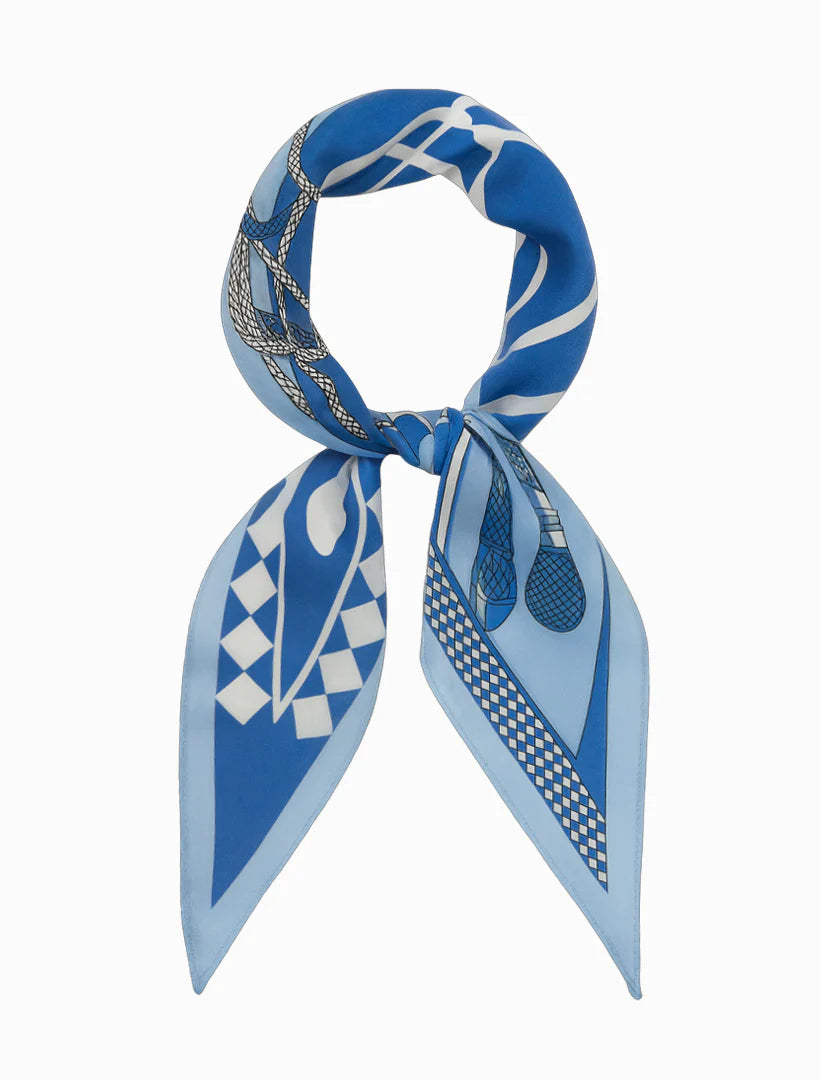 Trapezoid Scarf Cobalt