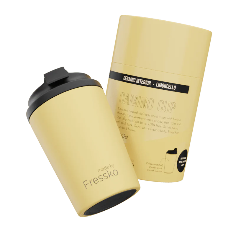 Fressko Ceramic Camino Cup 12oz- Lemoncello