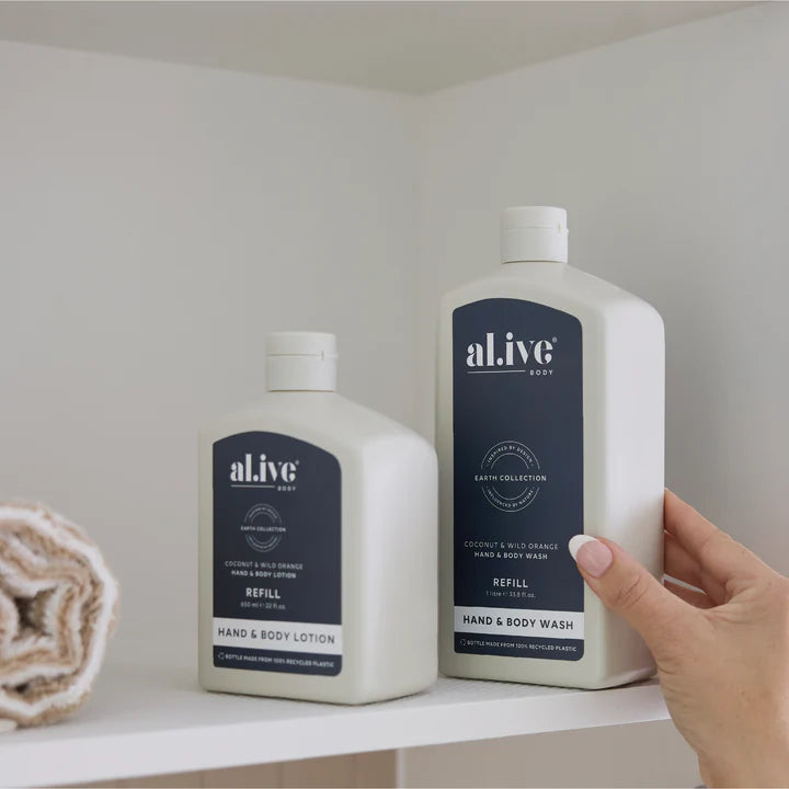 LOTION REFILL - COCONUT & WILD ORANGE 650ml