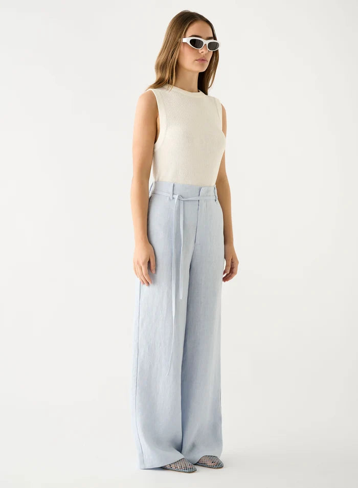 Rebound Knit Tank - Ivory