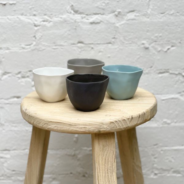 Flax Dip Bowl - White