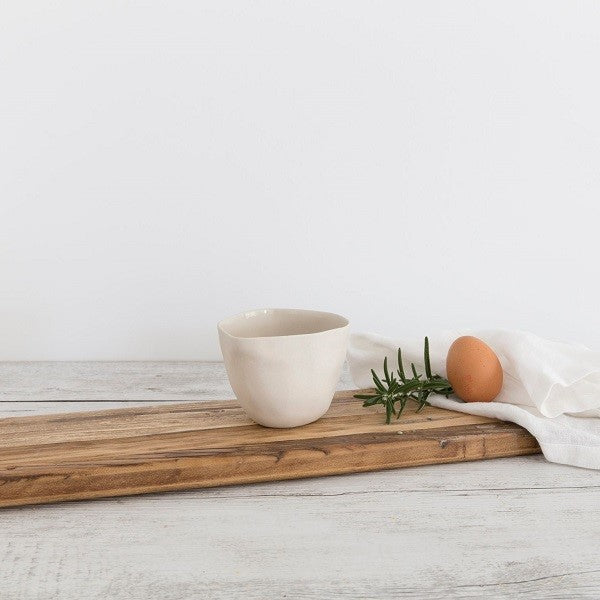 Flax Dip Bowl - White