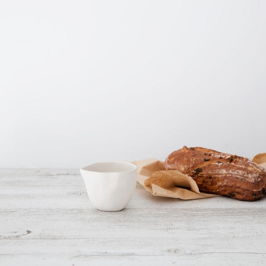 Flax Dip Bowl - White