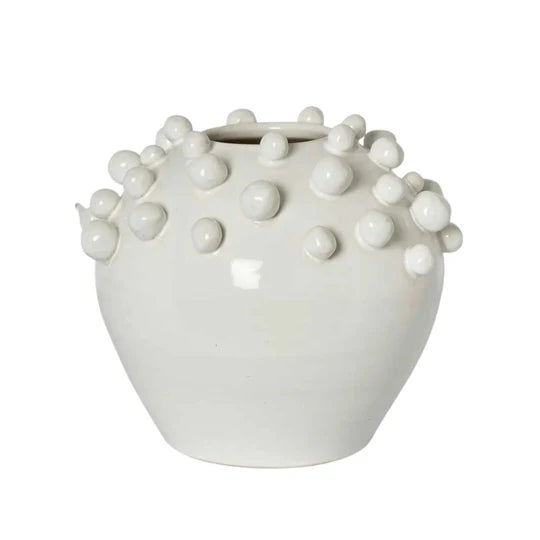 Frida Terracotta White Vase Large