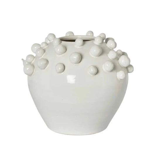 Frida Terracotta White Vase Large
